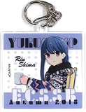 Rin Shima Laid-Back Camp Acrylic Key Chain Secret Society Blanket Introductory Briefing 2018 Autumn Limited Key Ring [USED]