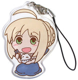 Saber Today's Menu for the Emiya Family Ichiban Kuji Acrylic Strap Prize E Key Ring [USED]