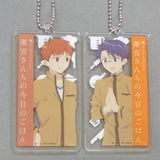 Emiya Shiro & Ryudo Issei Collaboration Cafe Visual Acrylic Charm Set 2 Set Today's Menu for the Emiya Family x ufotable cafe 10th Batch Charm [USED]