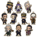 All 10 Types Set Golden Kamuy Trading Wooden Tag Strap Key Ring [USED]