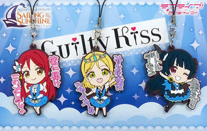 Guilty Kiss Rubber Strap Set LoveLive! Sunshine !! Aqours 4th LoveLive! -Sailing to the Sunshine- Key Ring [USED]