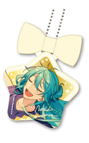 Wataru Hibiki Ensemble Stars! Shiny Gold Acrylic Key Chain A box Key Ring [USED]