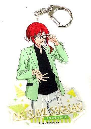 Natsume Sakasaki Ensemble Stars! Acrylic Key Chain animate Girls Festival 2018 Limited Key Ring [USED]