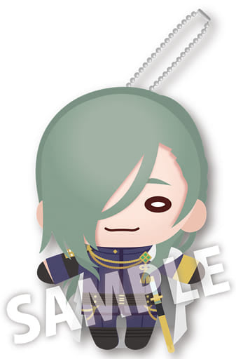 Nikkari Aoe Touken Ranbu ONLINE Nitotan Plush Toy with Ball Chain Key Ring [USED]