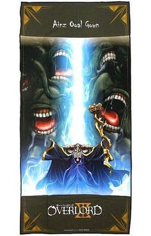 Ainz Ooal Gown Original Bath Towel Blu-ray / DVD Overlord III Seven Net Shopping Whole Volume Purchase Bonus Towel [USED]