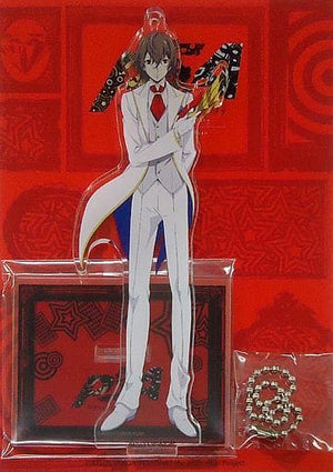 Akechi Goro Acrylic Mascot Persona 5 the Animation Masquerade Party Key Ring [USED]