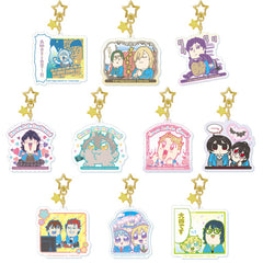 Wataru Hibiki, etc. Ensemble Stars! Ensembukubu Stars! Rubber Mascot Collection Vol.2 Bukubu Okawa Collaboration All 10 Types Set Key Ring [USED]
