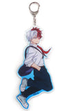 E. Todoroki Shoto Big Acrylic Keychain My Hero Academia Jump Festa 2019 Goods Key Ring [USED]