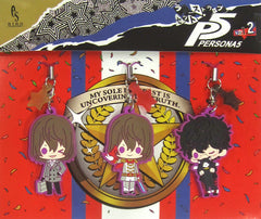 Goro Akechi Hero Persona5 Rubber Strap Set Vol.2 Goro Akechi's Splendid Daily Life Limited Key Ring [USED]