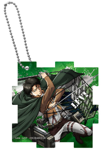 Levi Ackerman Attack on Titan Connecting Acrylic Strap Key Ring [USED]
