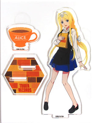 Alice Acrylic Stand Sword Art Online Alicization x TOWER RECORDS Acrylic Stand [USED]