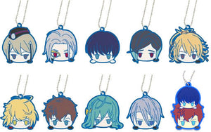 All 10 Types Set Touken Ranbu -ONLINE- Rubber Mascot Odango Series Vol.6 Key Ring [USED]