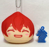 Suo Tsukasa Smile ver. Ensemble Stars! Omanju Niginigi Mascot + Bunkyodo Ani Mega Box Purchase Bonus Key Ring [USED]