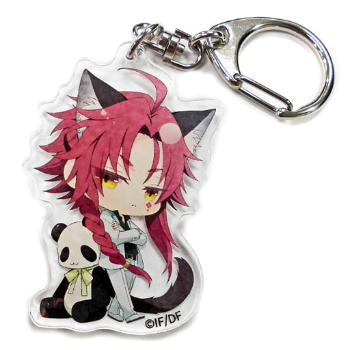 Yang Piofiore no Bansho Newly Drawn Cat Ear Chibi Character Blind Acrylic Key Chain Otomate Chara Pop Store Anniversary Namja Town Special Limited Key Ring [USED]