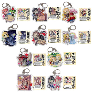 All 10 Types Set Yuki Yuna is a Hero: Hero Chapter Local Trading Acrylic Keychain Key Ring [USED]