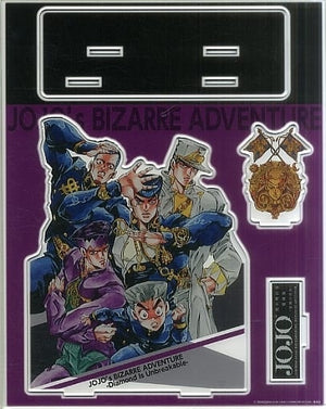 JoJo's Bizarre Adventure Diamond is Unbreakable Acrylic Stand Araki Hirohiko Original Dawing Exhibition JOJO- Boken no Hamon- Lawson Minato Roppongi St. Shop Limited Acrylic Stand [USED]