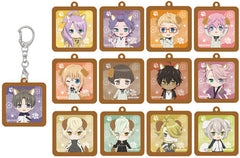 Kasen Kanesada, etc. Zoku Touken Ranbu Hanamaru Zoku Touken Ranbu Hanamaru !? Rubber Key Chain Collection Square Vol.3 All 13 Types Set Key Ring [USED]