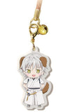 Tsurumaru Kuninaga Zoku Touken Ranbu Hanamaru Netsuke Acrylic Strap No.3 Key Ring [USED]