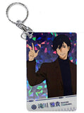 Masaki Takigawa Tsurune: Kazemai High School Kyudo Club Glitter Card Key Holder Special Event Nosha no Gi Limited Key Ring [USED]