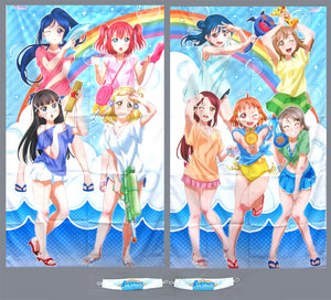 Aqours Playing in the Water Ver. 2 Curtains with Tassel Love Live! Sunshine !! C93 Goods Other-Goods [USED]