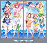 Aqours Playing in the Water Ver. 2 Curtains with Tassel Love Live! Sunshine !! C93 Goods Other-Goods [USED]