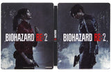 Leon / Claire Original Steel Book PS4 Soft Resident Evil 2 Geo Limited Edition Included Bonus Single Item Other-Goods [USED]