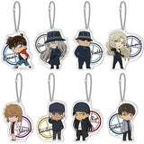 All 8 Types Set Detective Conan Acrylic Keychain Collection Key Ring [USED]