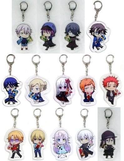 Sukuna Gojo, etc. K Seven Stories Character Cra! Acrylic Key Chain All 14 Types Set Key Ring [USED]