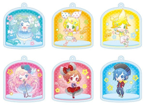 All 6 Types Set VOCALOID Hatsune Miku Acrylic Keychain Collection 80's Idol Key Ring [USED]