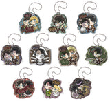 All 10 Types Set Pita! Deformed Attack on Titan Season3 Acrylic Keychain Vol.2 Key Ring [USED]