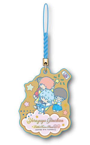 Yorozuya Ginchan A Gintama Eco Strap Sanrio Characters Collaboration Key Ring [USED]