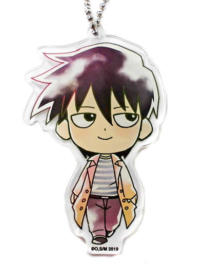 Ritsu Kageyama Standing Posture Mob Psycho 100 Season 2 Vol.1 Mini Character Acrylic Keychain Collabo Cafe Honpo Limited Key Ring [USED]