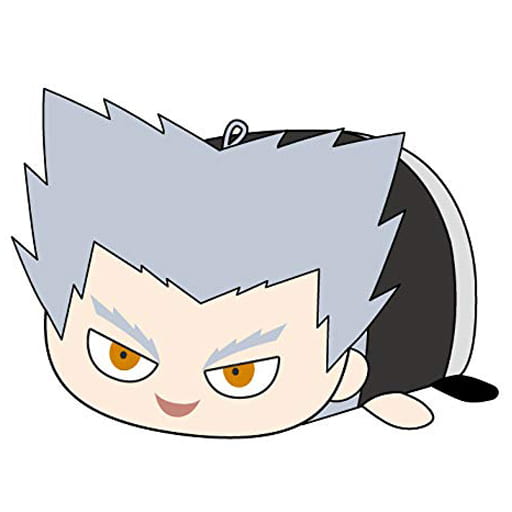 Garou One Punch Man Potekoro Mascot Key Ring [USED]