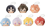 All 7 Types Set Idolish7 Fuka Fuka Squeeze Pan Key Ring [USED]