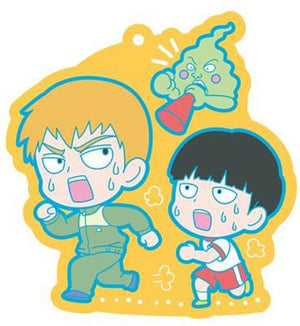 Shigeo Kageyama Arataka Reigen Ekubo Vol.2 Mob Psycho 100 Season 2 Vol.1 Big Rubber Strap Key Ring [USED]