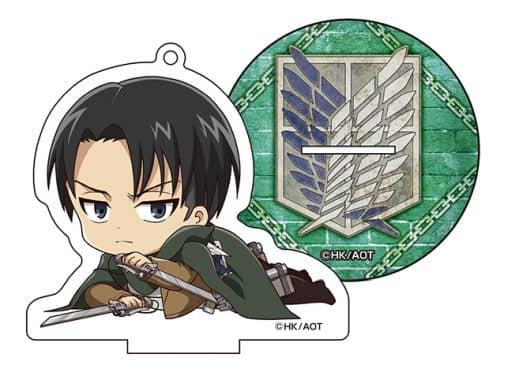 Levi Ackerman Attack on Titan Season 3 Season 3 Gororin Acrylic Keychain Key Ring [USED]