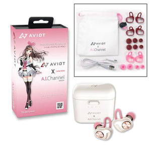 Kizuna AI Wireless Earphone TE-D01d-kzn Virtual YouTuber x AVIOT Earphones [USED]