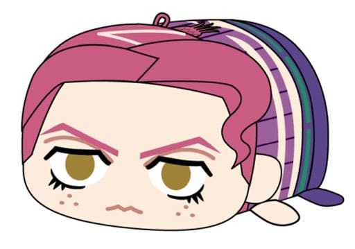 Vinegar Doppio JoJo's Bizarre Adventure: Golden Wind Potekoro Mascot 2 Key Ring [USED]