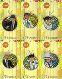 All 6 Types Set Kira Kira Acrylic Keychain Mascot Vol.2 Detective Conan Key Ring [USED]