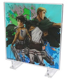 Levi & Erwin Newly Drawn Acrylic Boad Attack on Titan C92 Goods Acrylic Stand [USED]