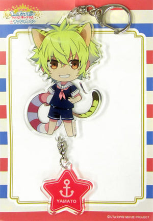 Yamato Hyuga Uta no Prince Sama: Maji Love Kingdom Acrylic Keychain Nanja Town Limited Key Ring [USED]