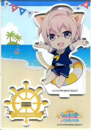 Nagi Mikado Uta no Prince Sama: Maji Love Kingdom Acrylic Stand Nanja Town Limited Key Ring [USED]