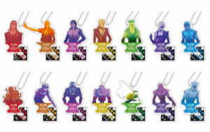 All 14 Types Set Golden Wind Stand Acrylic Keychain Vol.2 Key Ring [USED]