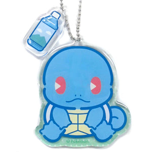 Squirtle Pokemon Acrylic Charm Collection Delicious Water Pokemon Center Limited Key Ring  [USED]