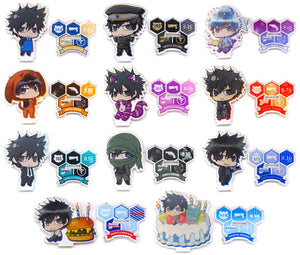 All 11 Types Set Psycho-Pass Kogami Shinya Birtheday Trading Acrylic Stand Chibi Kogami ver.A Acrylic Stand [USED]