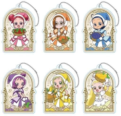 Doremi Harukaze, etc. Ojamajo Doremi Dokkaan! Fruits Baske Acrylic Key Chain All 6 Types Set Key Ring [USED]