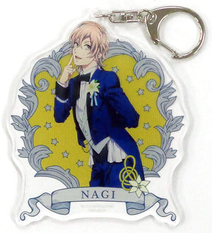 Nagi Mikado Uta no Prince Sama: Maji Love Kingdom Trading Acrylic Keychains RAGING Ver. Maji Love Caravan Limited Key Ring [USED]