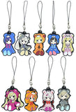 Set Virtual YouTuber Nijisanji Trading Rubber Strap Vol.2 Bear ver All 9 Types Key Ring [USED]