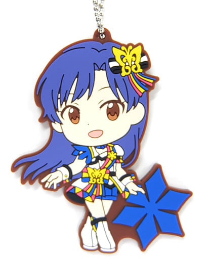 Chihaya Kisaragi THE iDOLM@STER Million Live! Ichiban Kuji Harmony Festival!! 765Pro Allstars Ver. Rubber Charm Kyun Chara Illustrations Prize F Charm [USED]