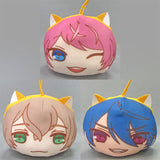 All 3 Types Set Collaboration Design Marukko Mascot -Fling Posse- Hypnosis Mic x Rascal Key Ring [USED]